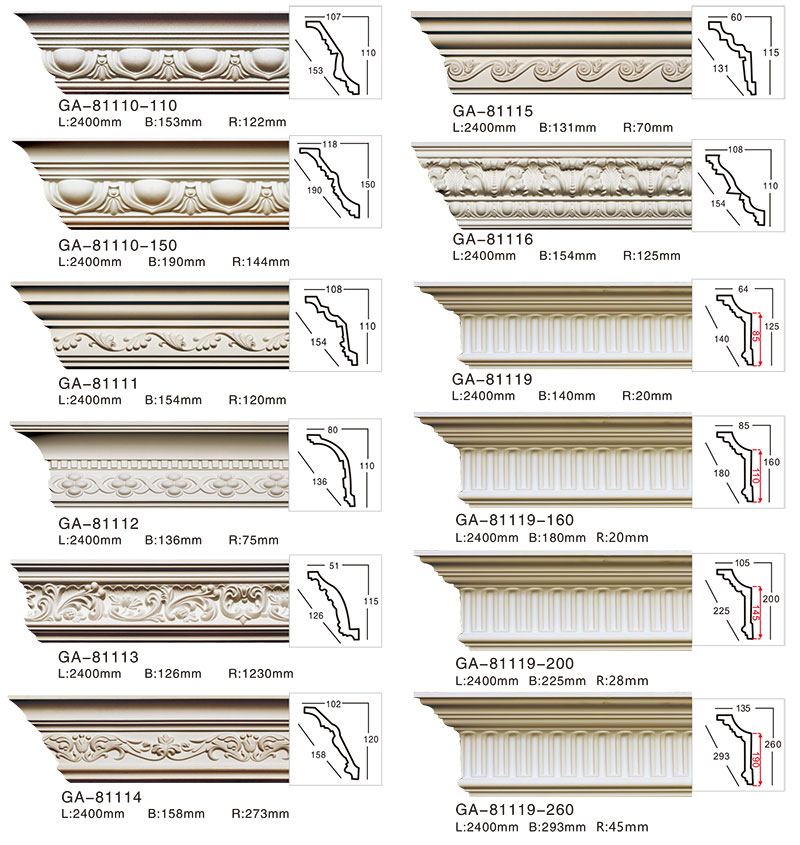 pu cornice